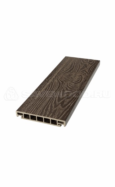 Террасная доска из ДПК SW Salix (S) (T) темно-коричневый купить в New Moscow