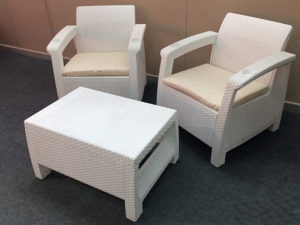 Комплект Yalta Balcony Set белый купить в New Moscow