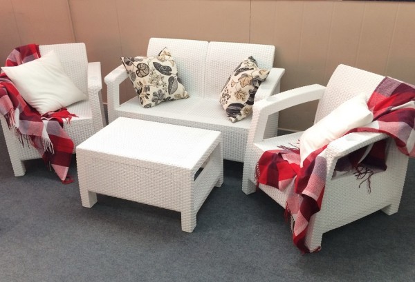 Комплект Yalta Terrace Set белый купить в New Moscow