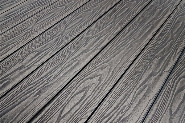 Террасная доска из ДПК Terrapol Смарт 3D Полнотелая без паза Черное дерево купить в New Moscow