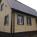 Сайдинг "blockhouse" под бревно, Престиж ВН-01, золотистый купить в New Moscow