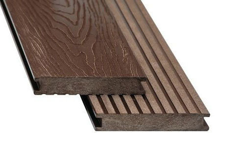 Террасная доска из ДПК ECODECKING Premium Коричневый купить в New Moscow
