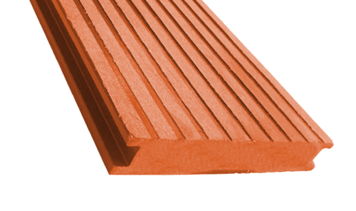 Террасная доска из ДПК ECODECKING Premium Терракот купить в New Moscow