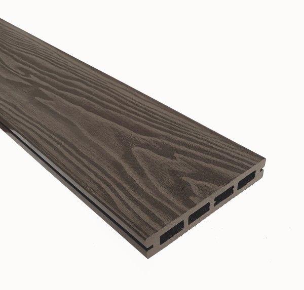 Террасная доска из ДПК Terrapol Смарт 3D Пустотелая с пазом Тик Киото купить в New Moscow