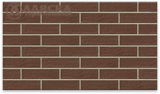 Фасадные Термопанели Аляска Braun Rustic купить в New Moscow