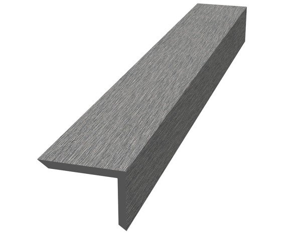 Уголок ДПК для террасной доски NauticPrime, 60x40x2900мм Тёмно-серый купить в New Moscow