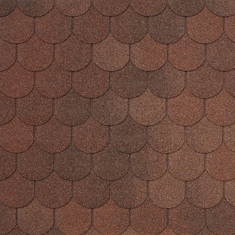 Гибкая черепица Tegola ASSISI terracotta 420 купить в New Moscow