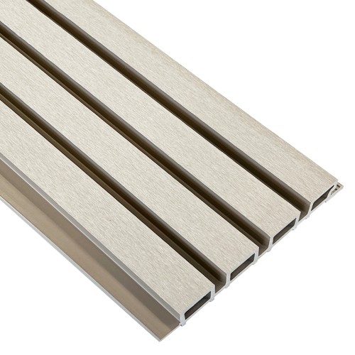 Фасадная реечная панель EasyDecking Wood-X 219х26 Бежевый купить в New Moscow