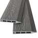 Заборная панель шип-паз EasyDecking Wood-Х 146х20 Серый купить в New Moscow