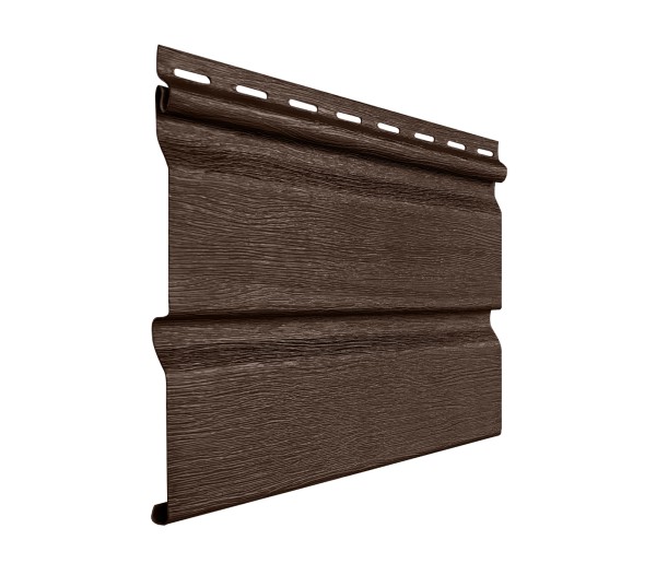 Виниловый сайдинг fineber - "стандарт", коричневый купить в New Moscow