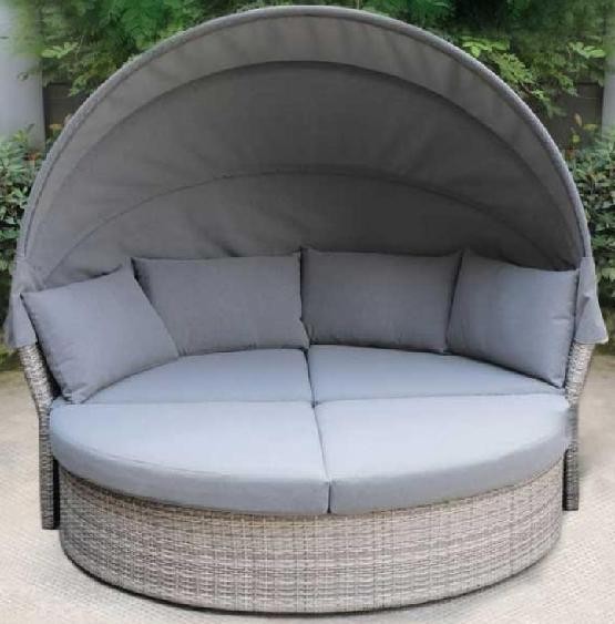 Диван-Трансформер AFINA плетеный из иск. ротанга AFM-325G Grey купить в New Moscow