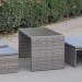 Диван-Трансформер AFINA плетеный из иск. ротанга S330G-W78 Grey купить в New Moscow