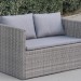 Диван-Трансформер AFINA плетеный из иск. ротанга S330G-W78 Grey купить в New Moscow