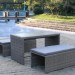 Диван-Трансформер AFINA плетеный из иск. ротанга S330G-W78 Grey купить в New Moscow