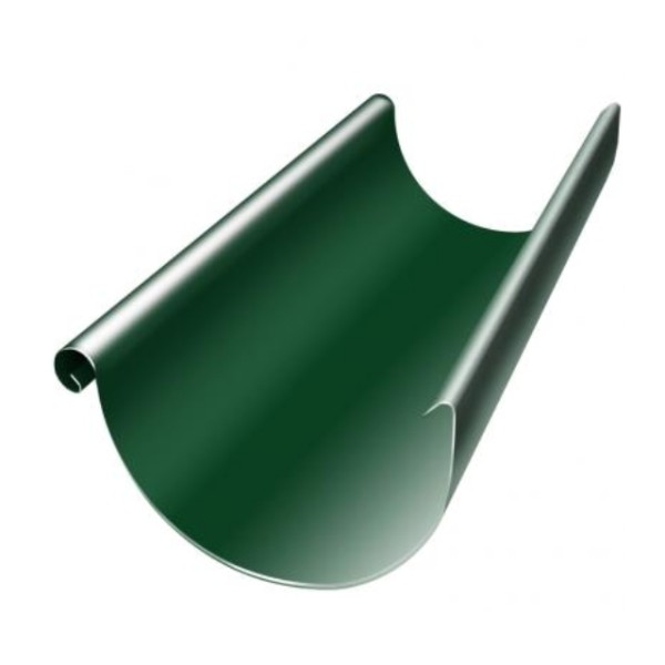 Водосток Grand Line 125x90 – Желоб 3м RAL 6005 купить в New Moscow