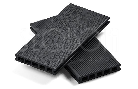 Доска террасная ДПК 3D SEQUOIA Evolution WOOD BLACK купить в New Moscow