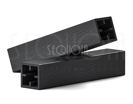 Столб SEQUOIA Evolution 3D WOOD BLACK купить в New Moscow