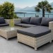 Комплект мебели AFINA плетеной из иск. ротанга YR821G Grey/Grey купить в New Moscow