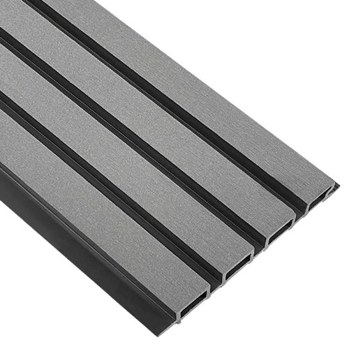 Фасадная реечная панель EasyDecking Wood-X 219х26 Серый купить в New Moscow