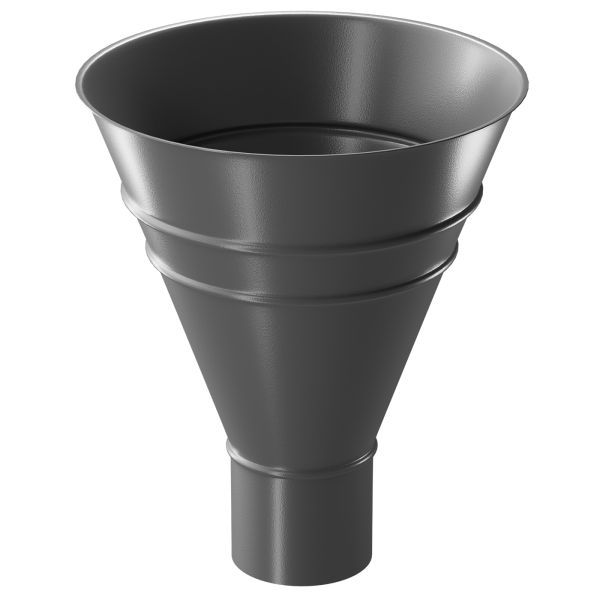 Воронка водосборная Döcke STAL PREMIUM, Графит купить в New Moscow