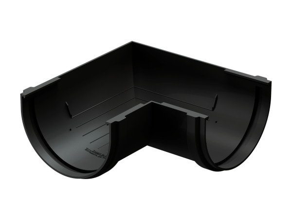 Угол желоба универсал 90˚ Docke Premium ПВХ - Карбон купить в New Moscow