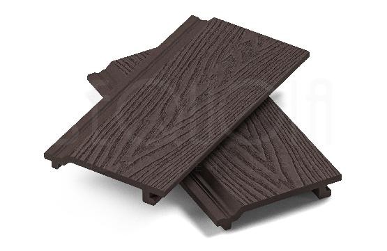 Доска фасадная ДПК 3D SEQUOIA Evolution WOOD BROWN купить в New Moscow