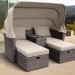 Комплект мебели AFINA плетеной из иск. ротанга AFM-330B Brown купить в New Moscow