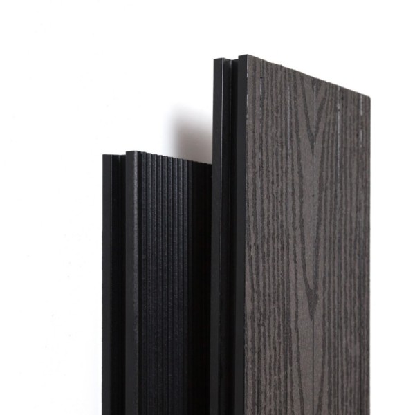 Террасная доска Ecodecking Техно плюс Графит купить в New Moscow