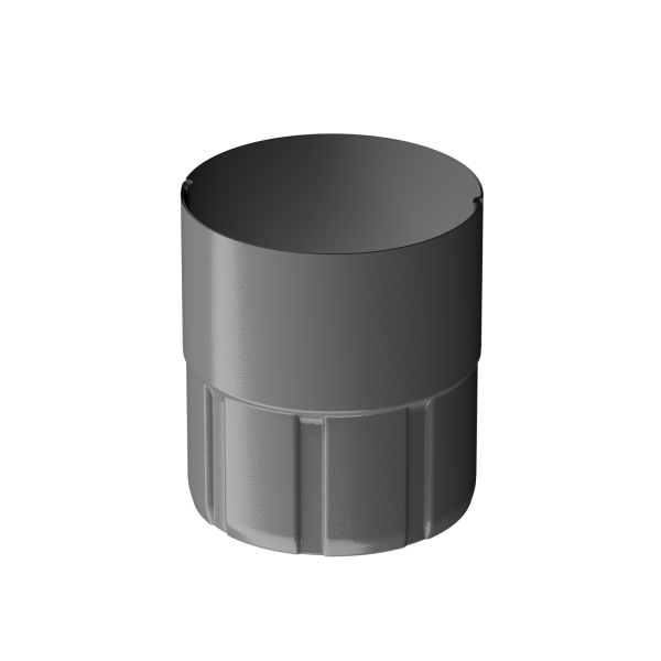 Муфта соединительная для водостока Döcke STAL PREMIUM, Графит купить в New Moscow