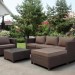 Комплект мебели AFINA плетеной из иск. ротанга YR821A Brown/Beige купить в New Moscow