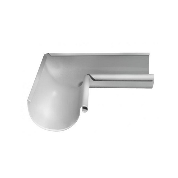 Водосток Grand Line 150x100 – Угол внутренний 90° RAL 9003 купить в New Moscow