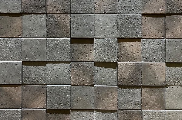 Фиброцементные панели КАНЬОН коллекция 3D-МОЗАЙКА 45 купить в New Moscow