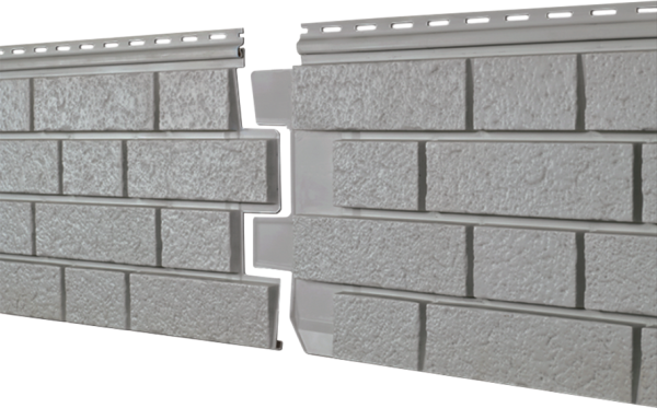 Фасадная панель Ю-пласт Стоун Хаус S-Lock Клинкер Нордик дым купить в New Moscow