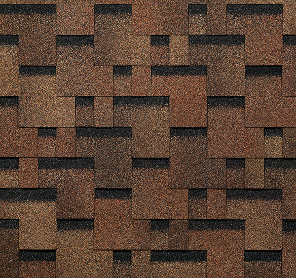 Гибкая черепица EURASIA Docke, Коллекция Лабиринт Светло-коричневый купить в New Moscow