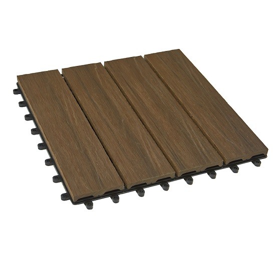 Садовый паркет дпк CM Garden Modern, 300х300 мм, PATINA BROWN (Патина коричневый) купить в New Moscow