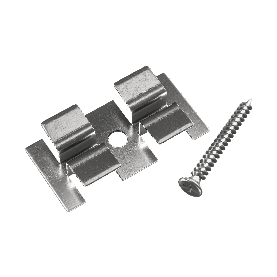 Клипса с саморезом, Grinder шовный монтаж 5 mm купить в New Moscow