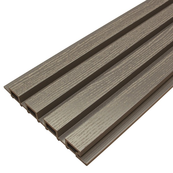 Фасадная доска из ДПК Faynag Wood Рейка Графит купить в New Moscow