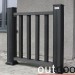 Ограждение из ДПК Outdoor Классик 3D STORM чёрный купить в New Moscow