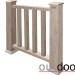 Ограждение из ДПК Outdoor Классик 3D STORM серый микс купить в New Moscow