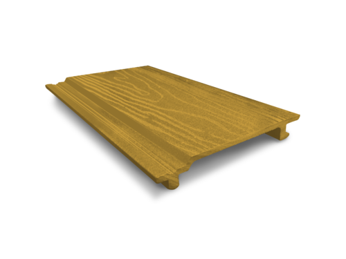 Фасадная панель  из ДПК ECODECKING Желтый купить в New Moscow