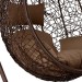 Кресло Подвесное из искусственного ротанга AFM-168A-L Brown купить в New Moscow
