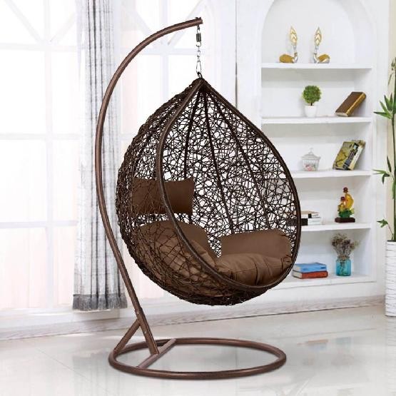 Кресло Подвесное из искусственного ротанга AFM-168A-XL Brown купить в New Moscow