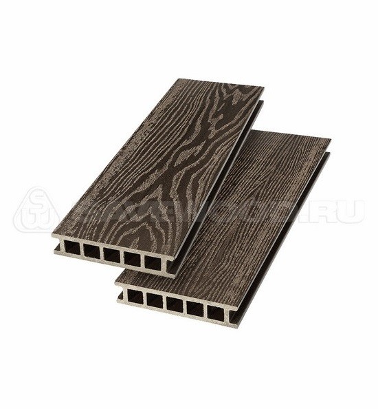 Террасная доска из ДПК SW-Fagus «SaveWood» темно-коричневый купить в New Moscow