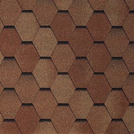 Гибкая черепица Tegola VENETO terracotta 206 купить в New Moscow