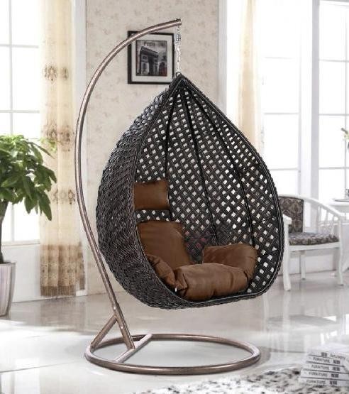 Кресло Подвесное из искусственного ротанга AFM-250B-XL Brown купить в New Moscow