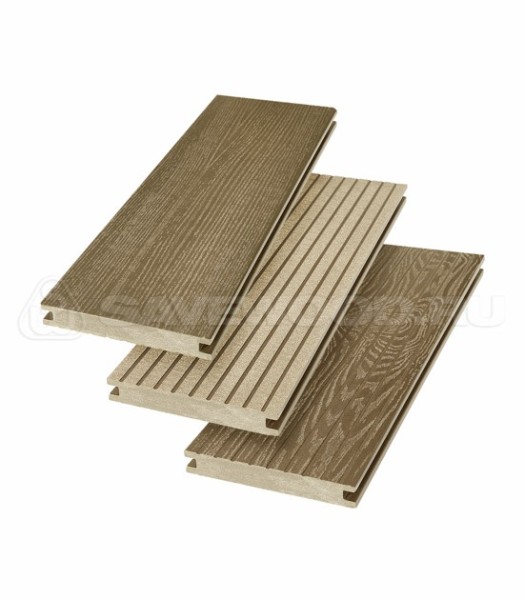 Террасная доска SW Fraxinus (R) полнотелая «SaveWood» Тик купить в New Moscow