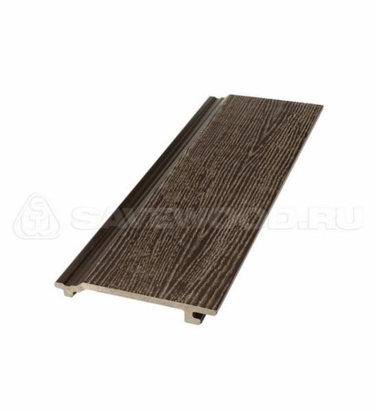 Сайдинг из дпк savewood sw-sorbus радиальный распил темно-коричневый купить в New Moscow
