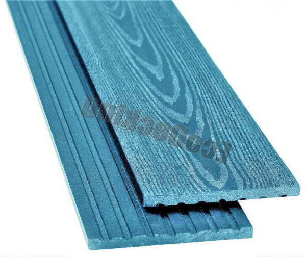 Заборная доска   из ДПК ECODECKING Лазурь купить в New Moscow
