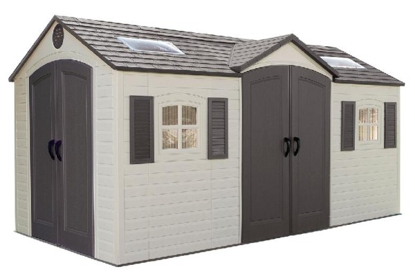 Сарай пластиковый LifeTime 15x8 DD купить в New Moscow