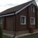 Сайдинг "blockhouse" под бревно, Акриловый Премиум ВН-01, орех тёмный купить в New Moscow